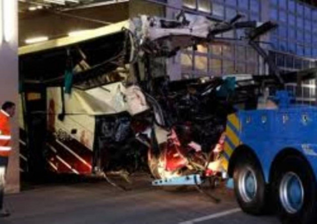 Εικάζουν απροσεξία του οδηγού του μοιραίου λεωφορείου