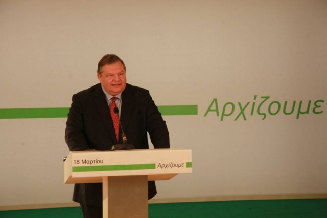 97,33% συγκεντρώνει ο Βενιζέλος – Το μεσημέρι τα τελικά αποτελέσματα