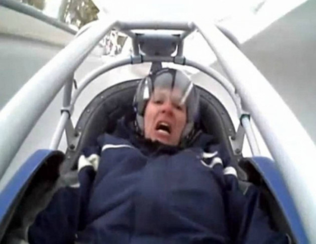 Το ολυμπιακό έλκηθρο του... τρόμου!