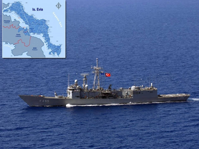 Τουρκική φρεγάτα «βολτάρει» στις ακτές της Αττικής!