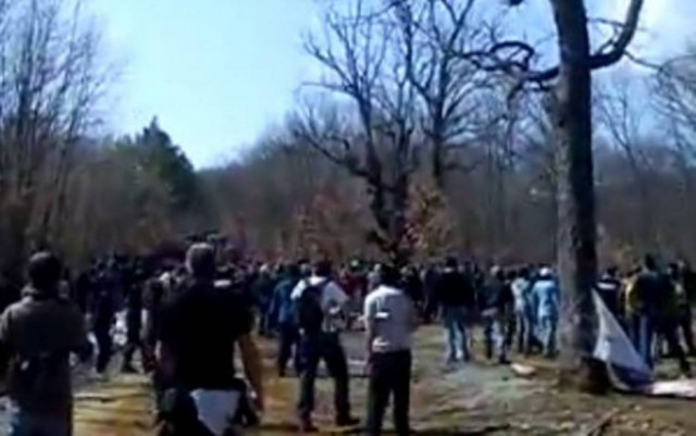 Ένταση και επεισόδια στα μεταλλεία χρυσού στην Ιερισσό