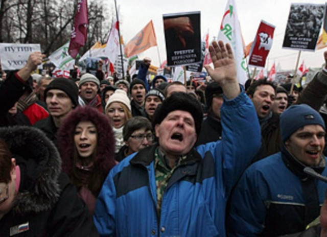 Με ογδόντα συλλήψεις οι διαδηλώσεις «κατά του Πούτιν»