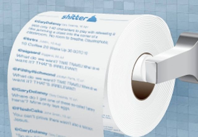 Twitter: Τυπώστε τα μηνύματά σας σε χαρτί υγείας