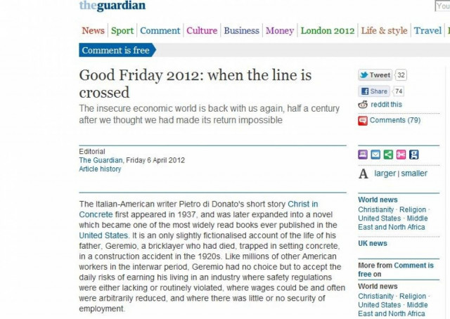 Συγκινητικό αφιέρωμα της Guardian στον Δ. Χριστούλα