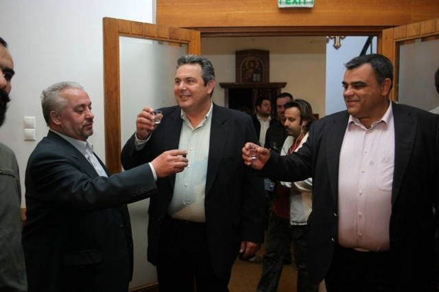 Με μαντινάδα η υποδοχή Καμμένου στο Μυλοπόταμο