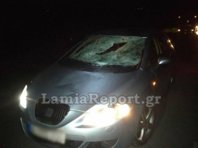 Λαμία: Αλλοδαπός έπεσε στις ρόδες αυτοκινήτου
