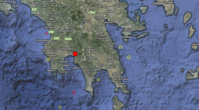 Σεισμός 3,5 Ρίχτερ στη Καλαμάτα