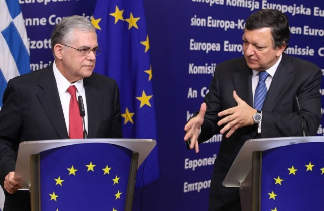 Τηλεφωνική επικοινωνία Παπαδήμου - Μπαρόζο