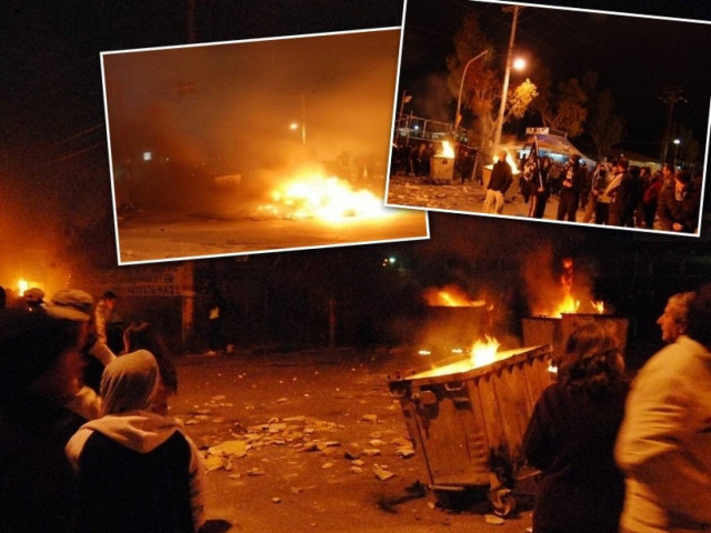 Νύχτα έντασης στην Αμυγδαλέζα