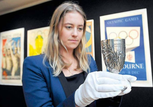 Πλειοδοτήθηκε για 544.000 ευρώ το κύπελλο του Σπύρου Λούη