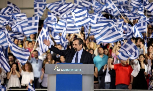 Καρέ - καρέ η μεγάλη συγκέντρωση Σαμαρά στη Σπάρτη