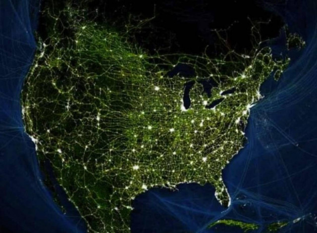 Δείτε σε βίντεο το συγκοινωνιακό δίκτυο της Γης!