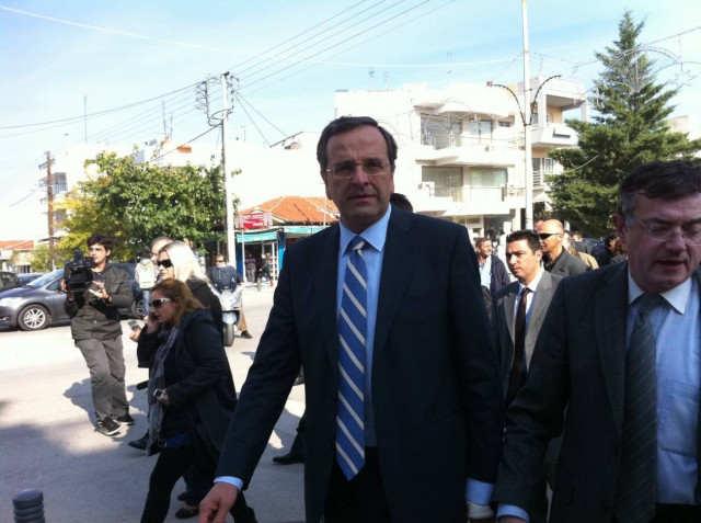 Σε Βόλο και Λάρισα ο Σαμαράς