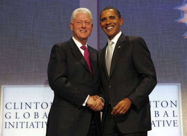 Κοινή προεκλογική εμφάνιση Ομπάμα-Μπιλ Κλίντον