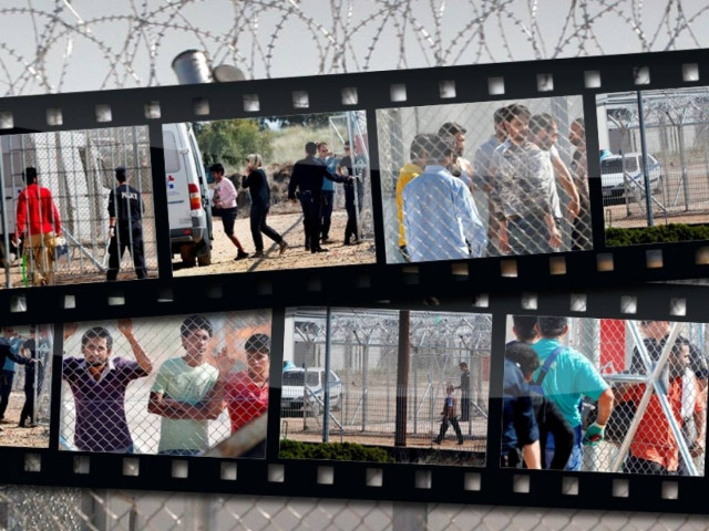 Οι πρώτοι λαθρομετανάστες στην Αμυγδαλέζα