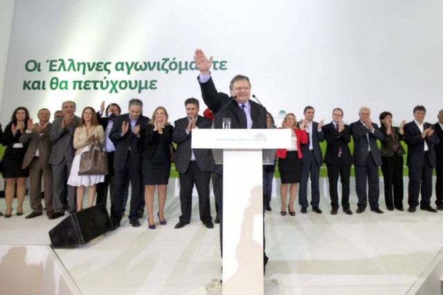 Βενιζέλος: Αλαζονικό κλαμπ Σαμαράς -Κουβέλης -Τσίπρας