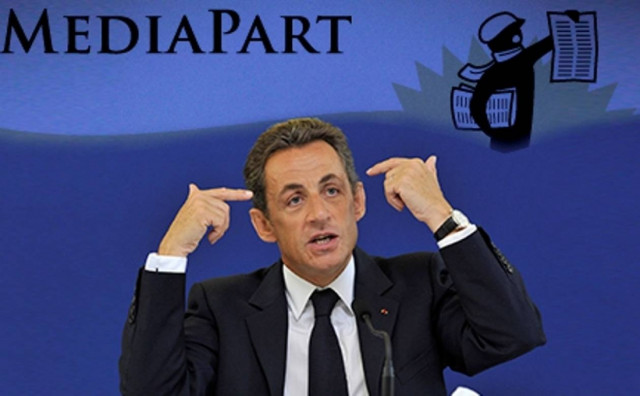 Η Mediapart μηνύει τον Σαρκοζί