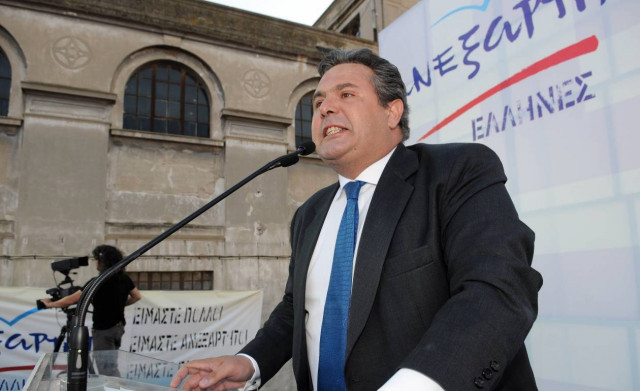 Ευχές Άνθιμου στον Καμμένο