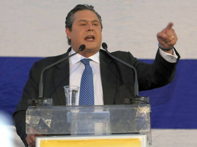 Π. Καμμένος: «Ή διώχνουμε τους κατακτητές ή θα γονατίσουμε»