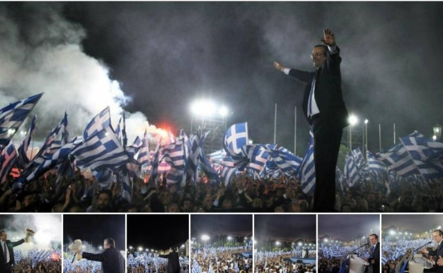 Καρέ - καρέ η μεγάλη συγκέντρωση Σαμαρά στο Ζάππειο