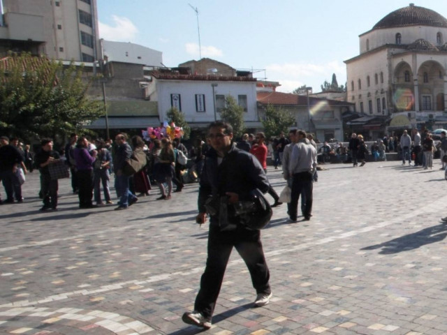 Συγκέντρωση αντιεξουσιαστών στο Μοναστηράκι