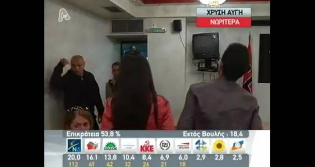 Επιμένει η «Χρυσή Αυγή» για το «εγέρθητι»