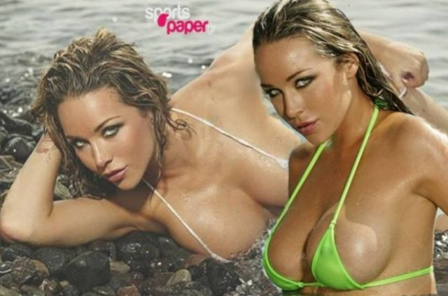 Emilly Scott, στο νερό και τόπλες