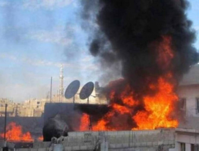 Σφοδροί βομβαρδισμοί  στη Δαμασκό