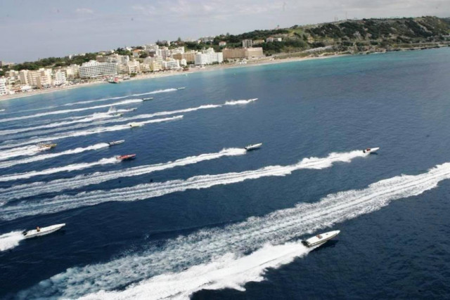 Το Πανελλήνιο Πρωτάθλημα φουσκωτών σκαφών στη Ρόδο