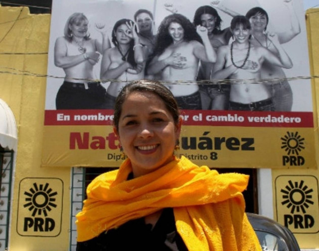 Γυμνόστηθη υποψήφια στο Μεξικό