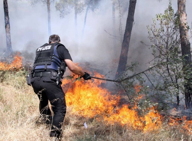 Πυρκαγιά  σε εξέλιξη στην Κρήτη