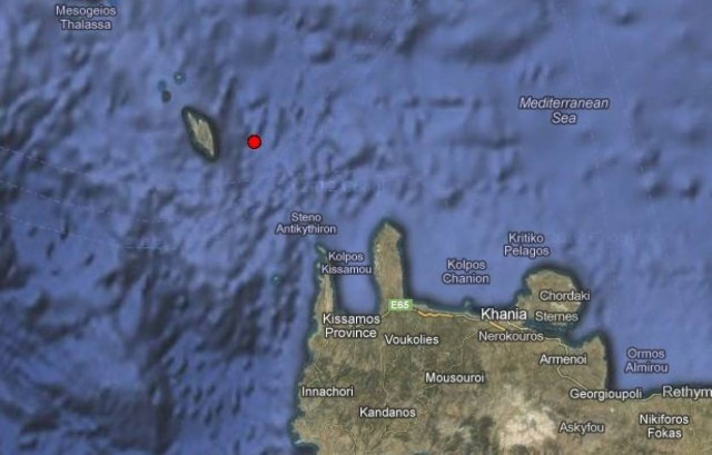 Σεισμός 3,1 Ρίχτερ στα Αντικύθηρα