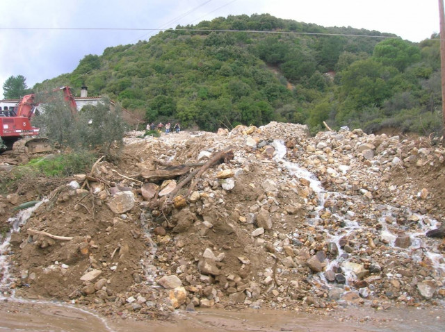 «Πνίγηκε» στη λάσπη το Σιδηρόκαστρο Σερρών