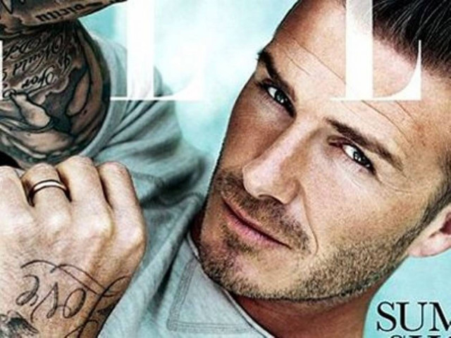 Ο Ντέιβιντ Μπέκαμ εξώφυλλο στο Elle…