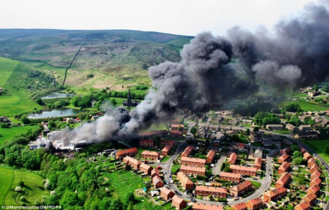 Βίντεο: Τοξικό σύννεφο «πνίγει» πόλη