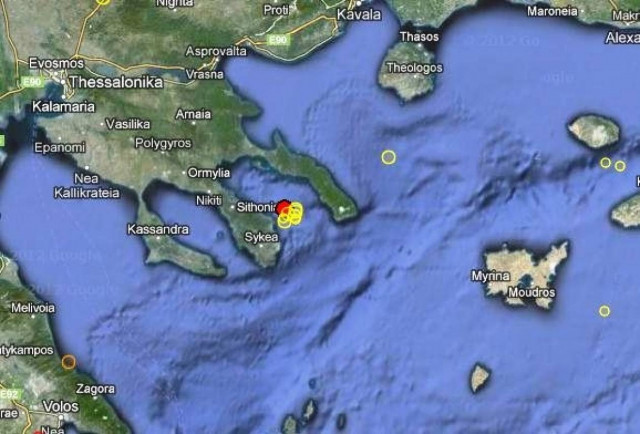 Σεισμός 3,2 Ρίχτερ δυτικά του Αγίου Όρους