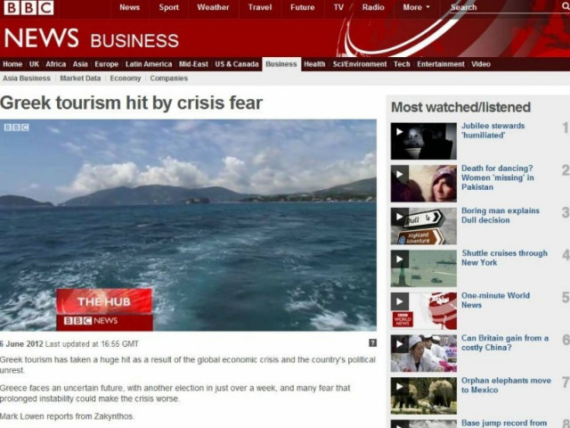 Το BBC στη Ζάκυνθο: ο τουρισμός «χτυπήθηκε» από τον φόβο