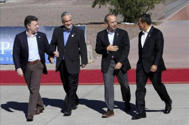 «Συμμαχία του Ειρηνικού» από Χιλή, Περού, Κολομβία και Μεξικό