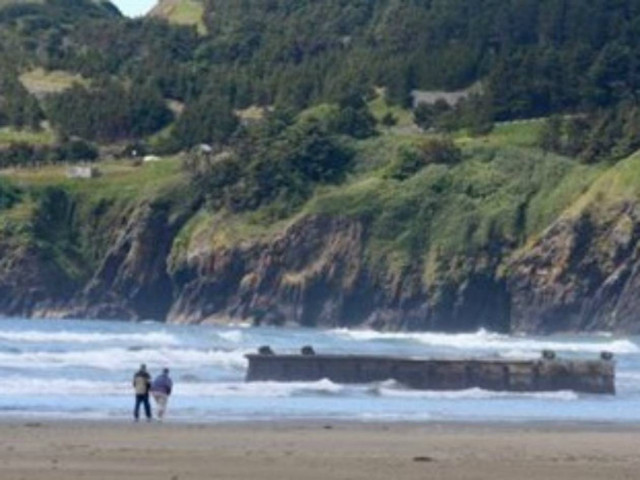 Ιαπωνική αποβάθρα έφτασε στις ΗΠΑ 15 μήνες μετά το τσουνάμι! (vid)