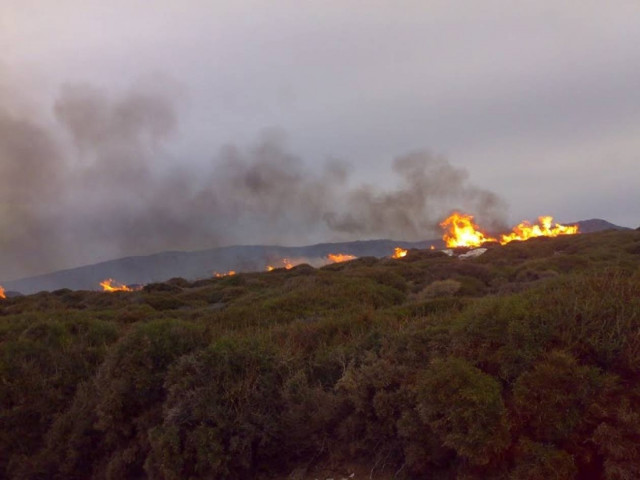 Πυρκαγιά στη Ρόδο