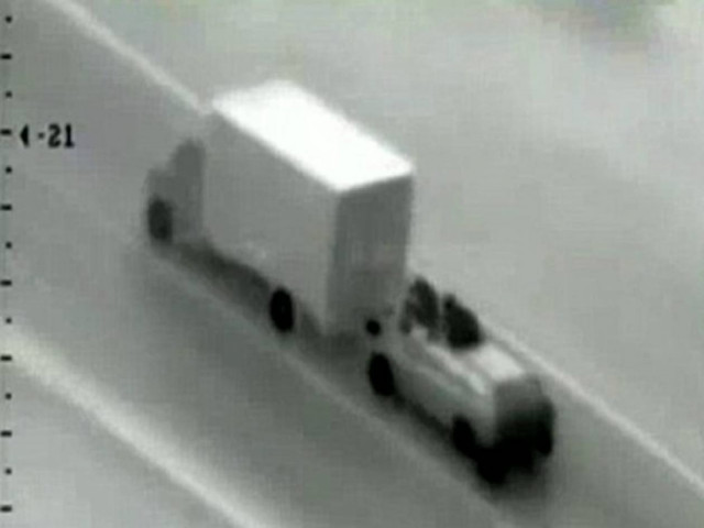 Ληστεία αλά ρουμανικά: Λήστεψαν φορτηγό εν κινήσει (vid)