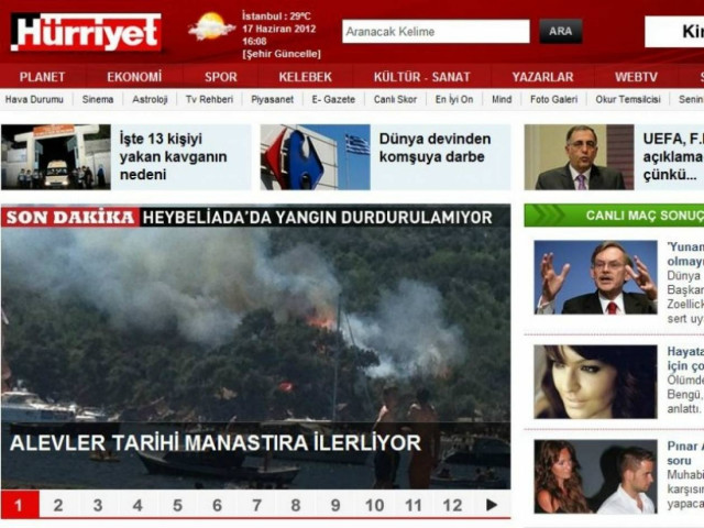 Φωτιά στη Χάλκη - Απειλείται το μοναστήρι