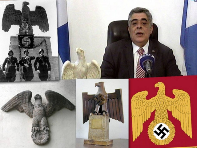 Ο αετός του Μιχαλολιάκου είναι διαβόητο σύμβολο των Ναζί