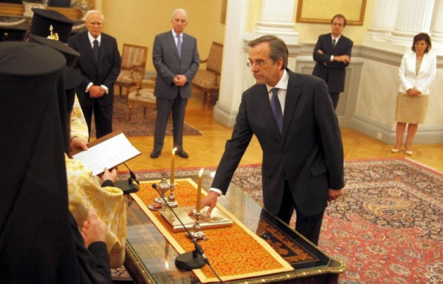 Ορκίστηκε πρωθυπουργός ο Α. Σαμαράς
