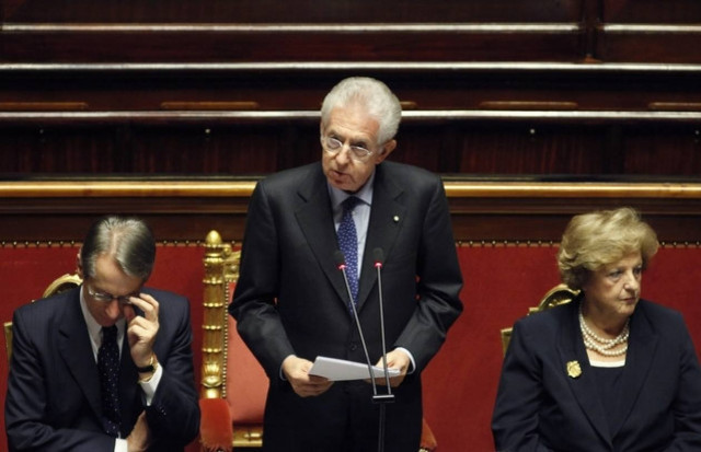 Ιταλία: Διπλή ψήφο εμπιστοσύνης έλαβε η κυβέρνηση Μόντι