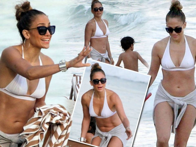 Jennifer Lopez: Το λευκό μπικίνι της μαγνήτισε τα βλέμματα