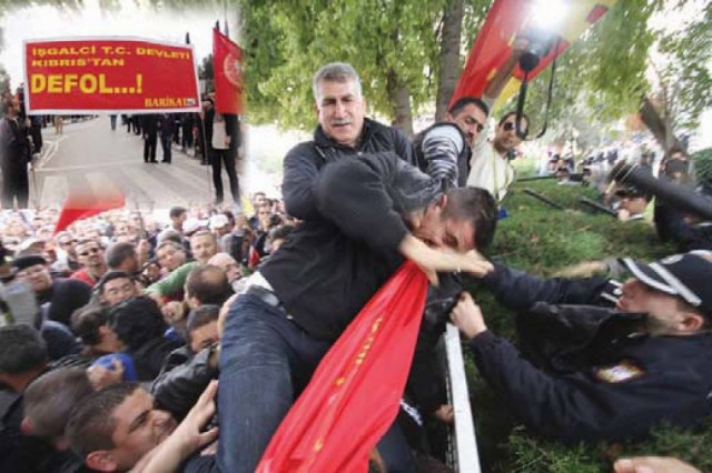 Επεισόδια στην «πρεσβεία» της Τουρκίας στα κατεχόμενα