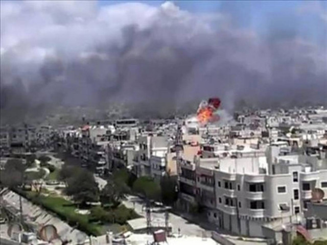 Ισχυρές εκρήξεις στη Δαμασκό