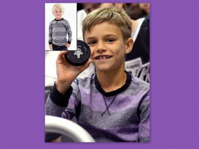 Το ριγέ στιλ του Romeo Beckham