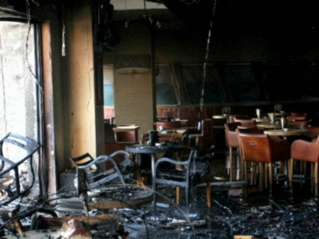 Ηράκλειο: Μαφιόζικο χτύπημα σε καφετέρια (pics)